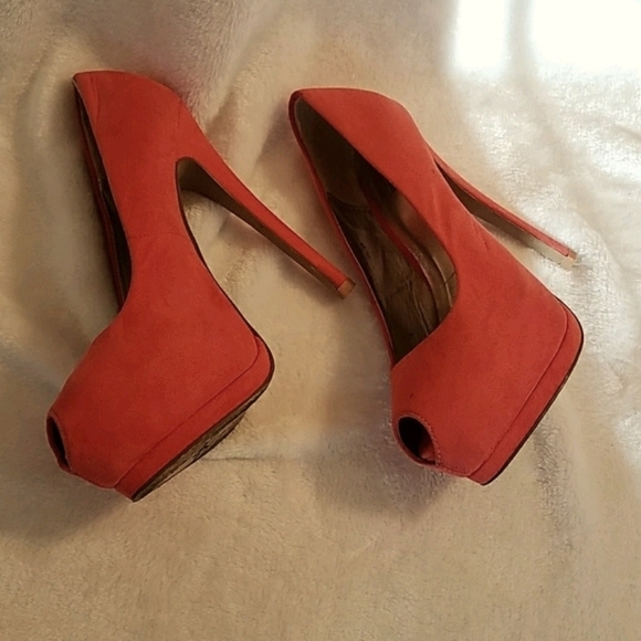 Orange Plataform heels - Picture 2 of 7